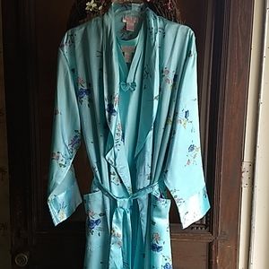 💕 20% OFF NEW SATIN ROBE SET SATIN GOWN WITH ROBE